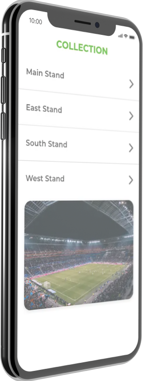 Live stadia ordering on the app