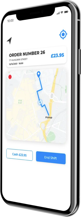 Driver functionality on the app